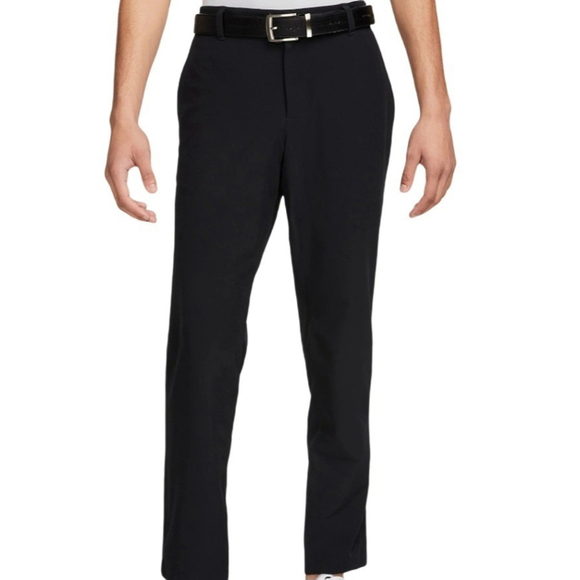 Nike Other - Nike Dri-FIT Men's Flat Front Polyester Blend Navy Golf Pants Size 34/30